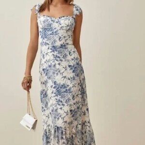 Reformation Nikita dress- Pompadour, size 4